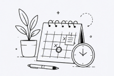 Task scheduling illustration